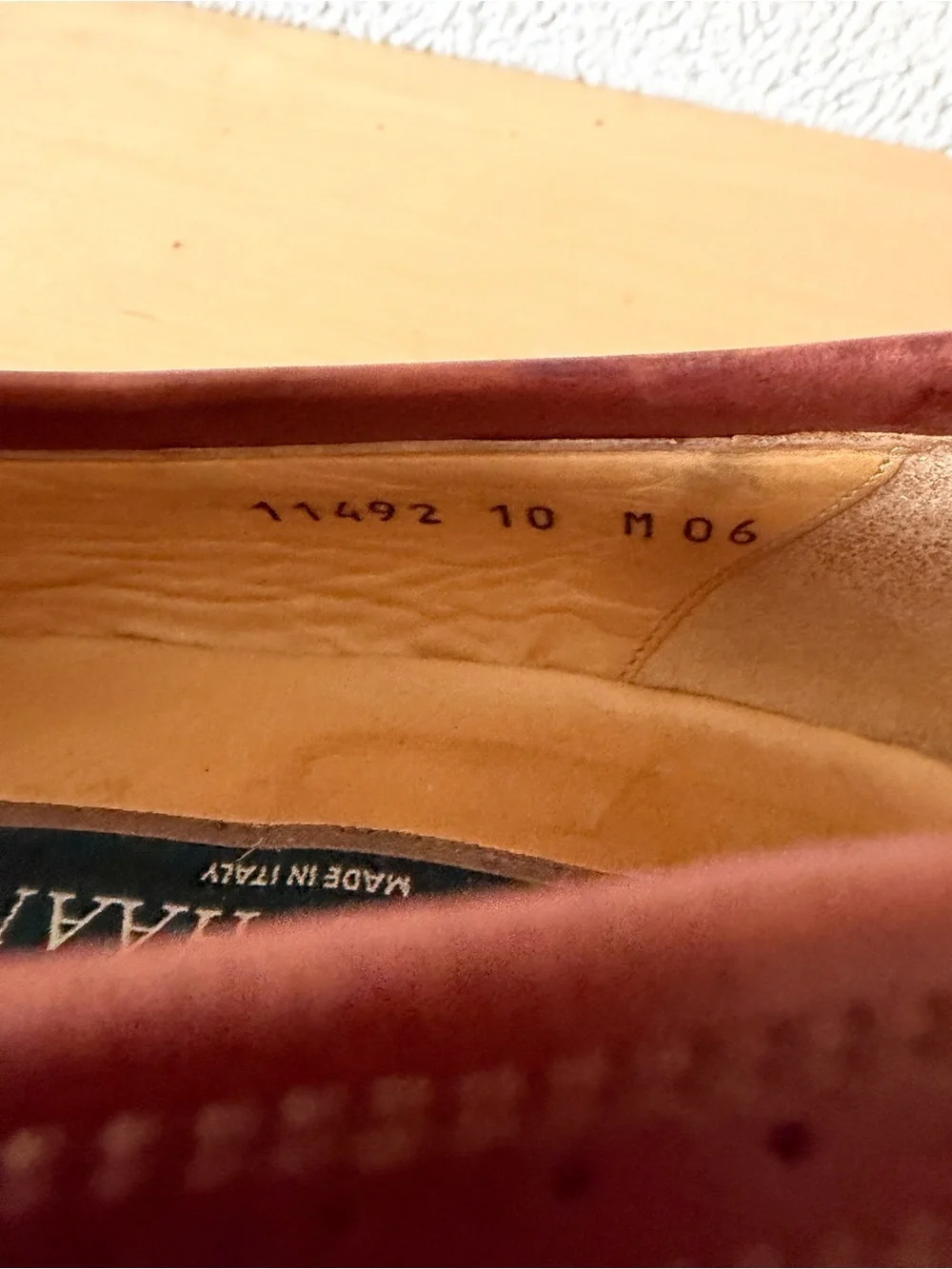 VTG Cole Haan Brown Leather Tassel Loafer Shoes 10 US Made in Italy